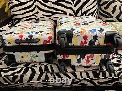 American Tourister, Disney 2 Pc Hardside Carry-On Luggage Set Mickey Mouse