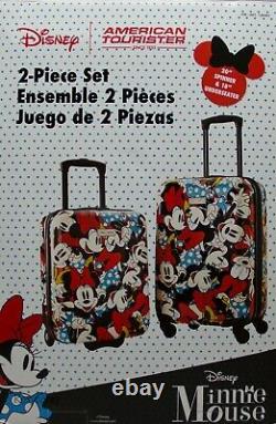 American Tourister Disney 2-piece Minnie Mouse Hardside Carry-On Luggage Set