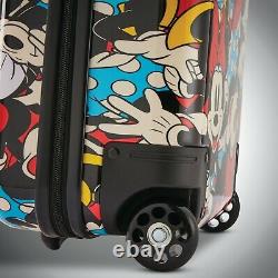 American Tourister Disney Hardside Roll Aboard 2 Piece Luggage Set. Minnie Mouse