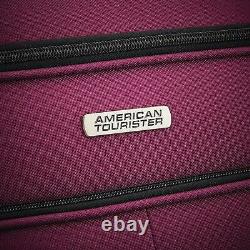 American Tourister Pop Max 3 Piece Luggage Spinner Set 29/25/21(Berry)