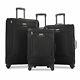 American Tourister Pop Max 3 Piece Luggage Spinner Set 29/25/21(black)