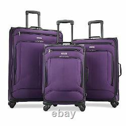 American Tourister Pop Max 3 Piece Luggage Spinner Set 29/25/21(Purple)