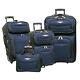 Amsterdam 4-piece Light Expandable Rolling Luggage Suitcase Tote Bag Travel Set