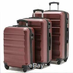 Anti-scratch hardside spinner luggage sets 3 pieces luggage set FREE SHIPPING