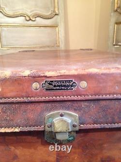 Antique Huge Suitcase Luggage Large Coach Trunk. Hafez Abbassi Le Caire