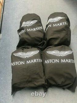 Aston Martin Vantage 4pc Luggage Set Black & Spectral Blue