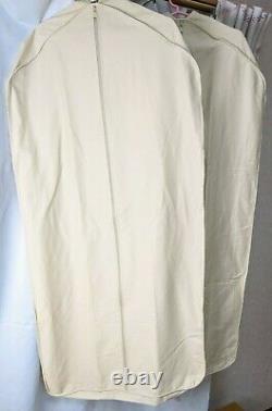 Authentic Louis Vuitton Garment Cover Suit Storage Set of 2 Standard Size Cotton