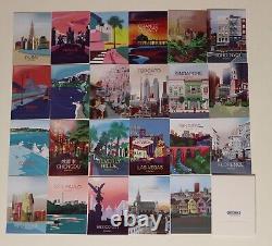 Authentic RIMOWA City Stickers 2 Factory Sets of (46) Brand New