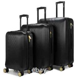 BADGLEY MISCHKA Diamond 3 Piece Expandable Luggage Set