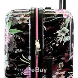 BADGLEY MISCHKA Essence 2 Piece Hard Spinner Luggage Set (Winter Flowers)