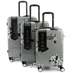 BADGLEY MISCHKA Essence 3 Piece Hard Spinner Luggage Set (Herringbone)