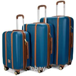 BADGLEY MISCHKA Mia 3 Piece Expandable Retro Luggage Set