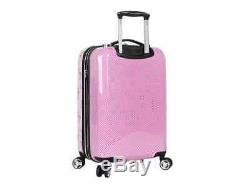 BETSEY JOHNSON Flamingo Strut 20 Hardside CarryOn Spinner Suitcase & Duffle Set