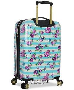 BETSEY JOHNSON Hummingbirds 20 Hardside Carry-On Spinner Suitcase & Duffle Set