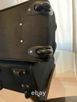 Baggallini Rolling Black Charcoal Set Travel Carry-On Duffle Bag Wheeled Luggage