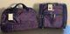 Baggallini Rolling Plum Fireworks Set Travel Carry-on Duffle Bag Wheeled Luggage