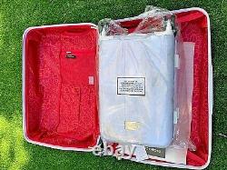 Bebe Lilah Collection 2-Piece Luggage Set New with Tags Silver Marble MSRP $580