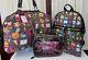Betsey Johnson Emoji Weekender Duffle Bag, Wristlet Backpack Set Luggage Nwt