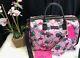 Betsey Johnson Pink Flamingo Weekender Travel Duffle Bag Wristlet Luggage Set
