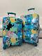 Bioworld Disney Lilo & Stitch Carry On Suitcase Set Hard Luggage 24 20 New