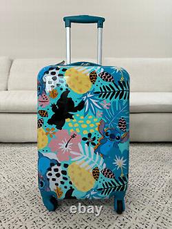 Bioworld Disney Lilo & Stitch Carry On Suitcase Set Hard Luggage 24 20 NEW
