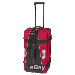 BoGi Bag Reisetaschen Trolley 2er Set Koffer Rollen 85 L + 110 L Rot / Schwarz