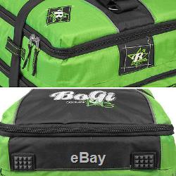 Bogi Bag Koffer Reisetaschen Set 2-tlg XXL Trolley + Washbag Grün Schwarz