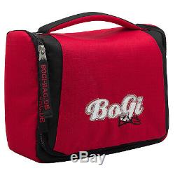 Bogi Bag Set Reisetasche 110 L Trolley Waschtasche Kosmetiktasche Rot Schwarz