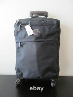 Bric's- Italian Luggage Set-Black Siena Collection Carry On-Check In Cases-NWT
