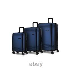 Bugatti Luggage Navy Blue Nashville Collection 3 piece 100% Recycled Material