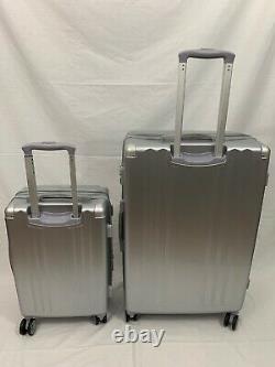 CalPak Ambeur 2 Piece Luggage Set, Silver