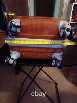 California PaK Luggage Hardshell Carry On 4 Wheels Rolling Spinner 2 PC SET