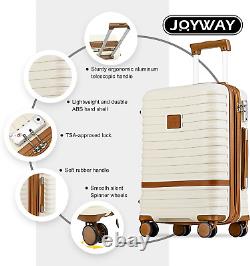 Carry on Luggage 20 Inch Expandable Suitcase Rotating Wheel, 3 Piece Hard Shell