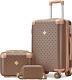 Carry On Luggage 20 Inch Suitcase Set 3 Piece With Spinner Wheels, Hardside Carry