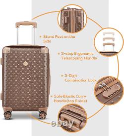Carry on Luggage 20 Inch Suitcase Set 3 Piece with Spinner Wheels, Hardside Carry