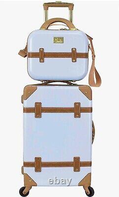 Chariot Gatsby 2-Piece Hardside Carry-On Luggage Set Ice Blue