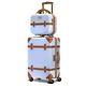 Chariot Gatsby 2-piece Hardside Carry-on Luggage Set Ice Blue