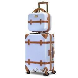 Chariot Gatsby 2-Piece Hardside Carry-On Luggage Set Ice Blue