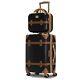 Chariot Gatsby 2-piece Hardside Carry-on Spinner Luggage Set Black