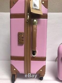 Chariot Gatsby 2 -pac. 20 Carry On And Beauty Case Set New Color Pink