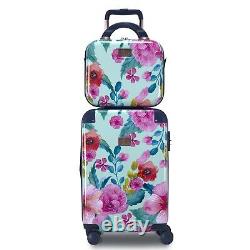 Chariot Park Avenue Hardside 2-Piece Carry-On Spinner Luggage Set Floral