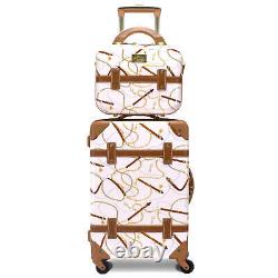 Chariot Regal 2-Piece Hardside Carry-On Spinner Luggage Set Ivory