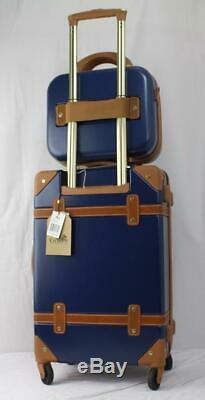 Chariot Titanic 2 Pc. Hardside Spinner Carry On Luggage Set Navy Blue