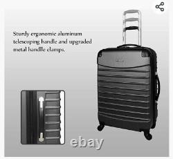 Ciao Voyager Luggage Collection Hard Side Lightweight Spinner Suitcase Set