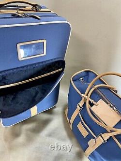 Coach Luggage Set 22 Upright Roller Carry On Suitcase No. 5955 & Weekender Tote
