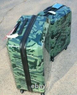 Columbia Maple Trail 2 Piece Hardside Spinner Luggage Set Green Camo NWT $600