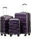 Coolife Luggage Expandable(only 28) Suitcase 3 Piece Set With Tsa Lock Spinner