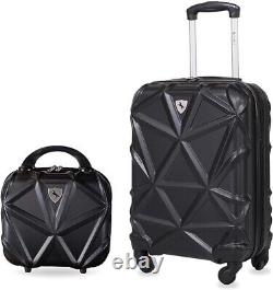 Cosmetic Luggage Set Gem 2-Pc. Hardside Carry-On Essentials