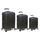 Dejuno Kingsley Abs Scratch Resistant Finish Built In Tsa Lock 3pc Luggage Set