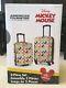 Disney Luggage American Tourister 2 Piece Mickey Mouse Colorful Nib Carry On
